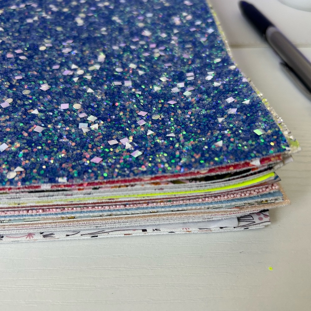 Jewel Box Supply leather sheets for bows/crafting 23